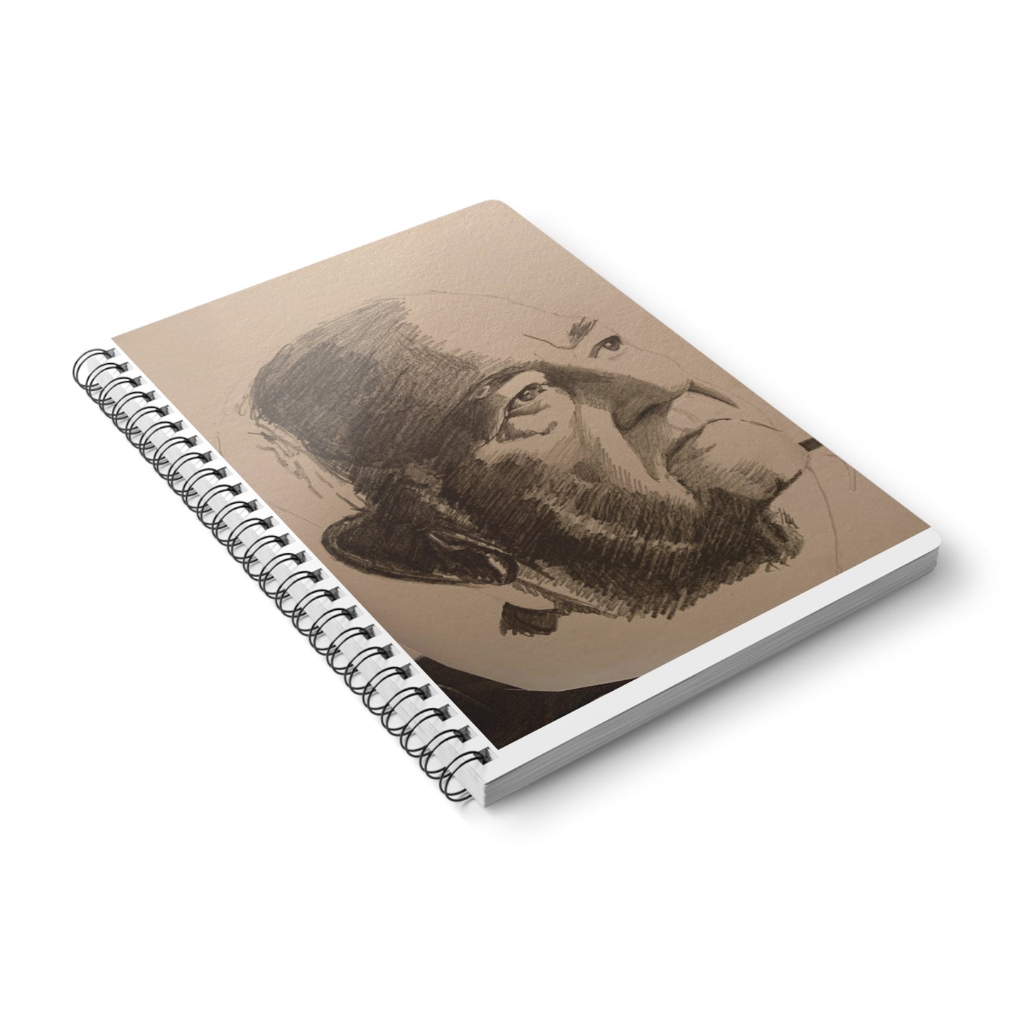 Portrait Sketch A5 Wirobound Notebook – Artist Journal & Sketchbook