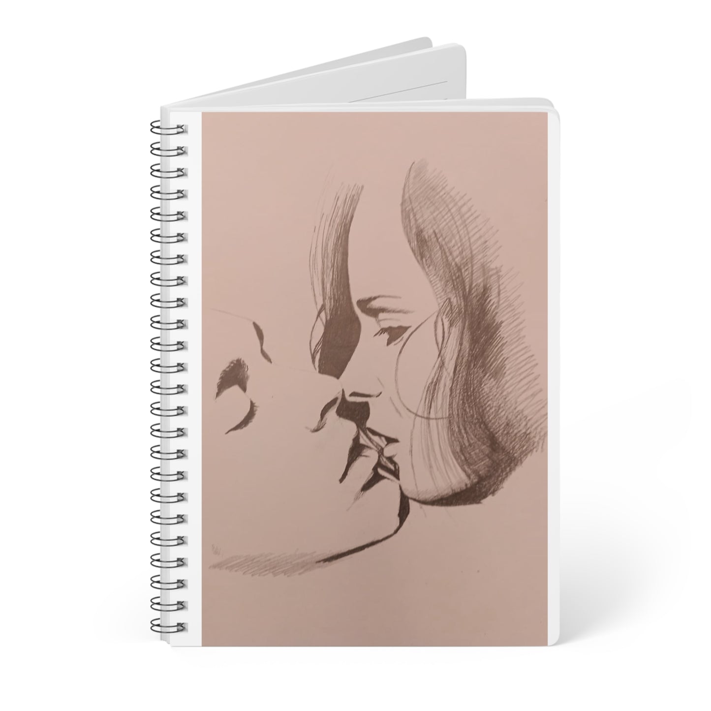 Romantic Sketch A5 Wirobound Notebook