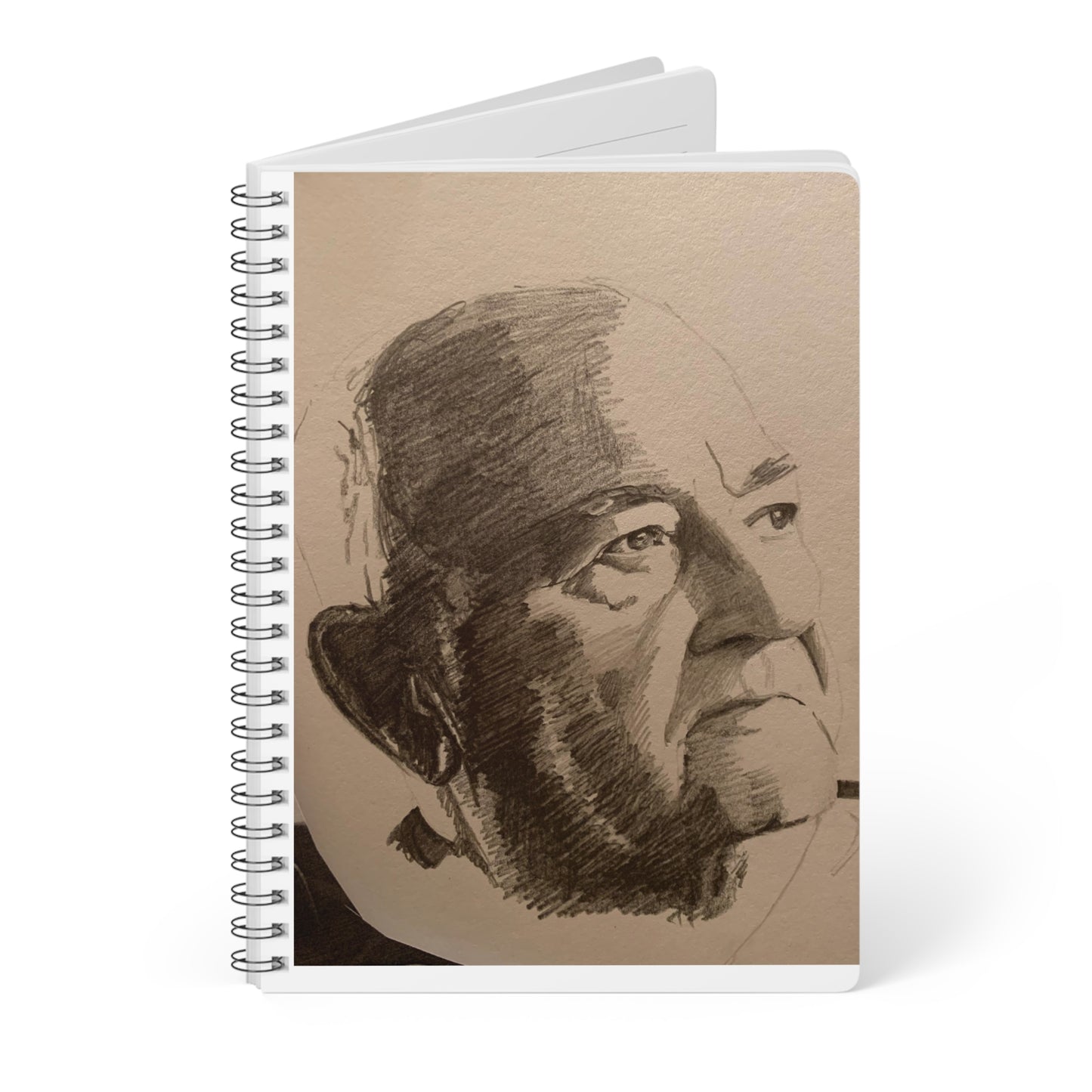 Portrait Sketch A5 Wirobound Notebook – Artist Journal & Sketchbook