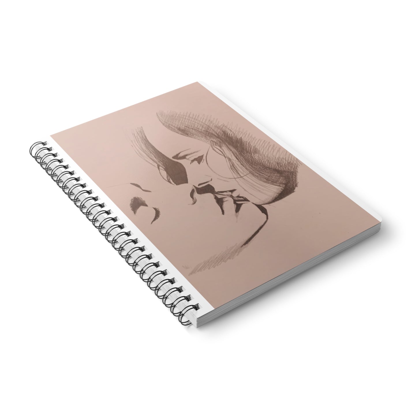 Romantic Sketch A5 Wirobound Notebook